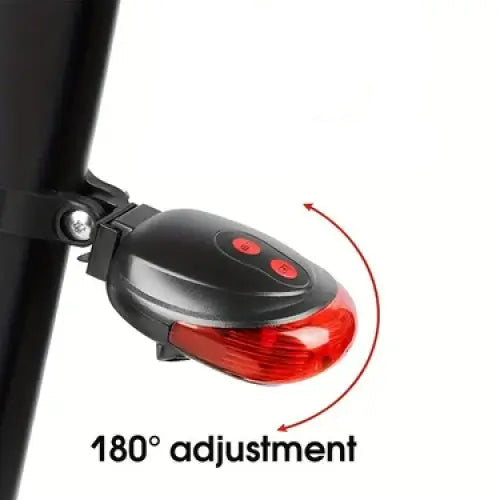 Bicycle Bike LED Lights 2 Lasers 5 LED Waterproof Cycling Taillight Safety Warning Taillight MTB Bike Rear Tail Lights