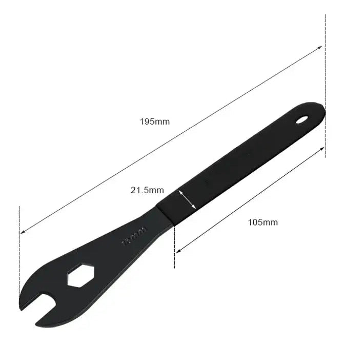 Bicycle Pedal Wrench 15mm Durable For MTB Mountain Bike Hubs Install Remover Removal Spanner Road Cycling Repair Tools