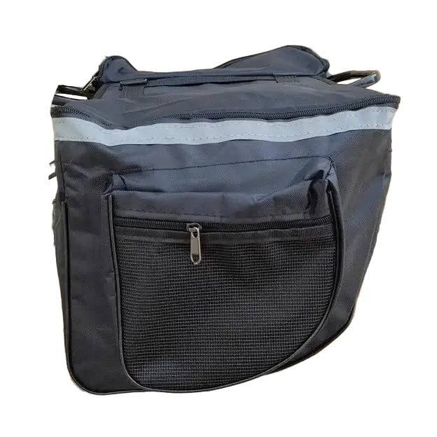 Bicycle Rear Seat Bag Large Capacity Waterproof Double Side Pannier Bag With Reflect Strip Bicycle Rear SeatTail Bag