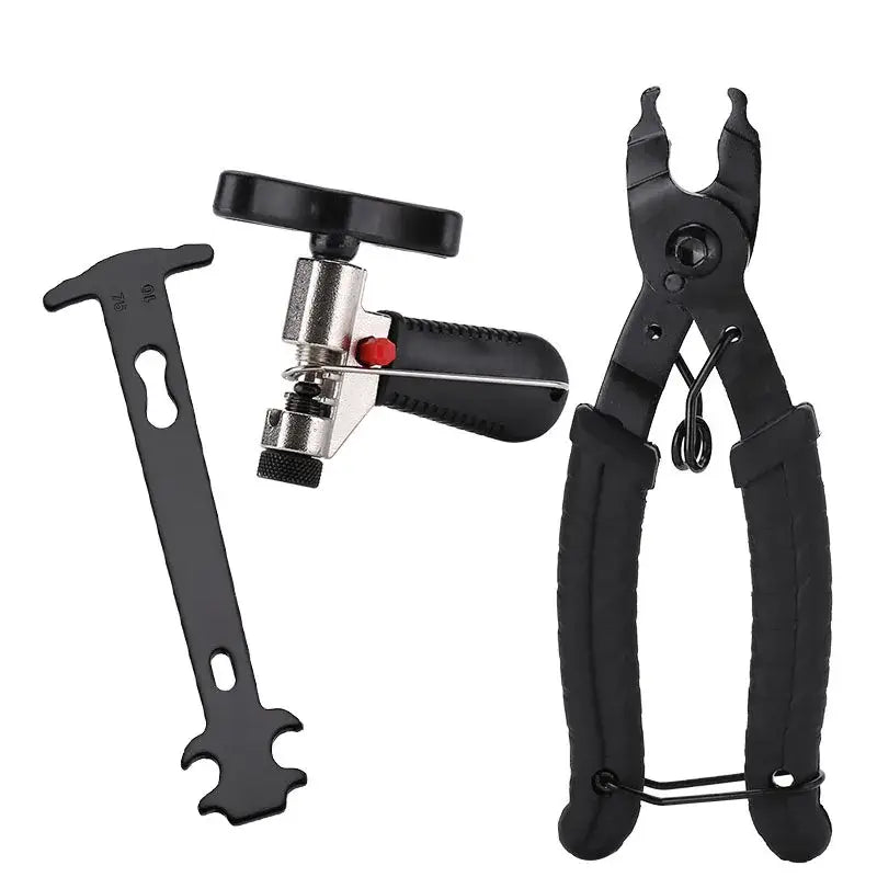 Bicycle Repair Tool Bike Extractor + Spoke Wrench + Chain Breaker + Bottom Bracket/Freewheel Removal Tool + Wrench