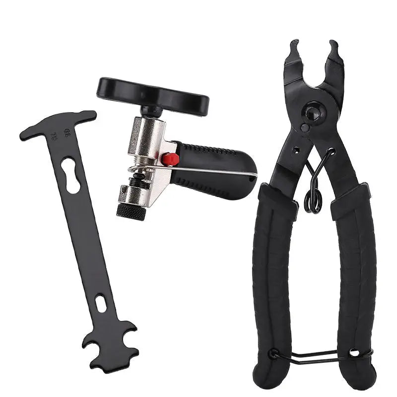 Bicycle Repair Tool Bike Extractor + Spoke Wrench + Chain Breaker + Bottom Bracket/Freewheel Removal Tool + Wrench