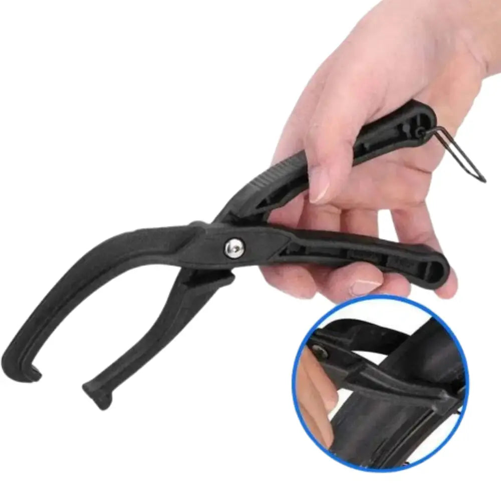 Bicycle Tire Repair Kit with Tire Levers Patches & Mini Pump for Mountain Bike & Cycling Repair - Black