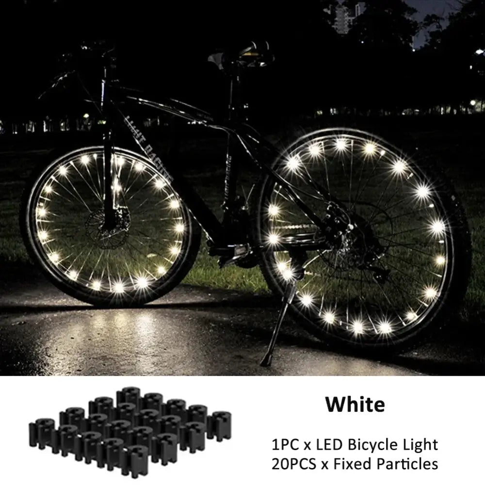Bicycle Wheel Lights Mountain Bike Frame Decoration Bicycle Spoke Lights Night Riding Bicycle Wheel Lights Valve Lamp