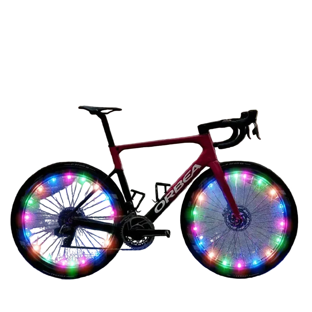 Bicycle Wheel Lights Mountain Bike Frame Decoration Bicycle Spoke Lights Night Riding Bicycle Wheel Lights Valve Lamp