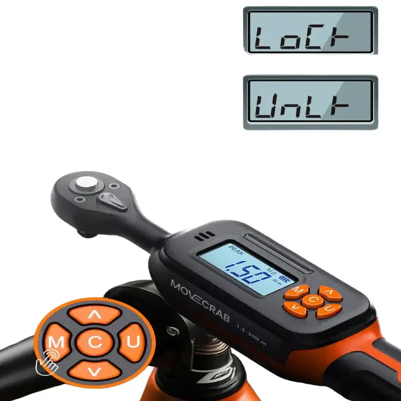 Bike Digital Torque Wrench Set (1/4″ Drive) (40pcs) - Digital Torque Wrench - HBC