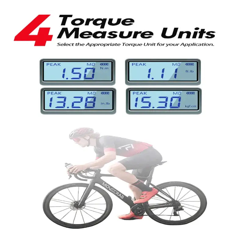 Bike Digital Torque Wrench Set (1/4″ Drive) (40pcs) - Digital Torque Wrench - HBC