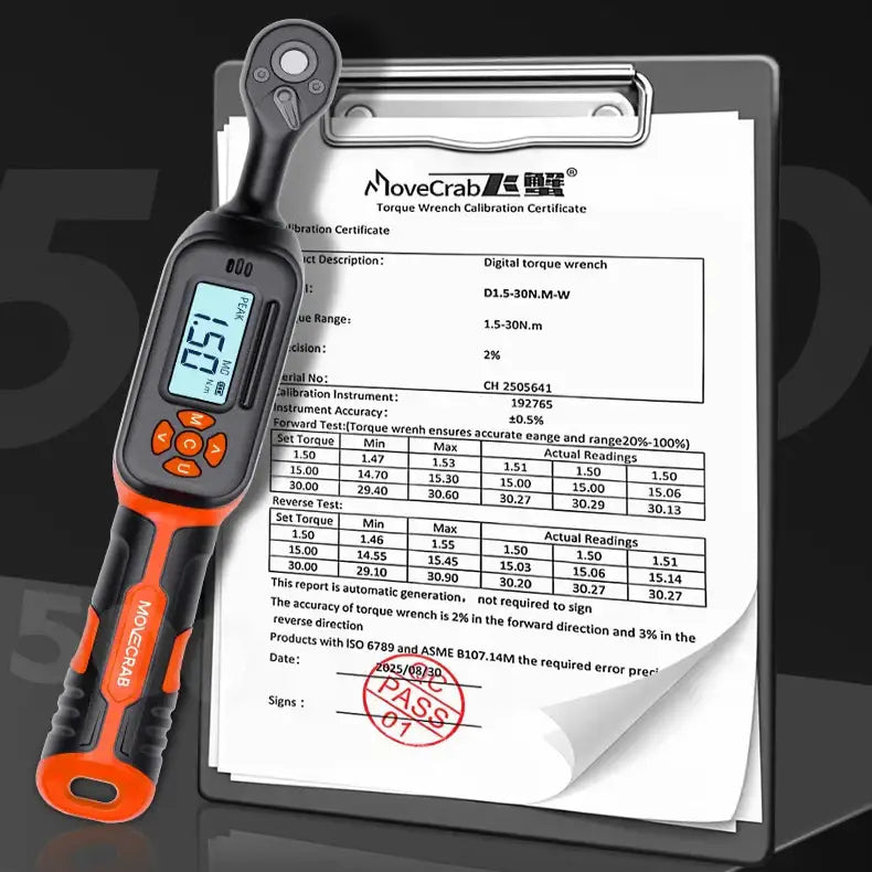 Bike Digital Torque Wrench Set (1/4″ Drive) (40pcs) - Digital Torque Wrench - HBC