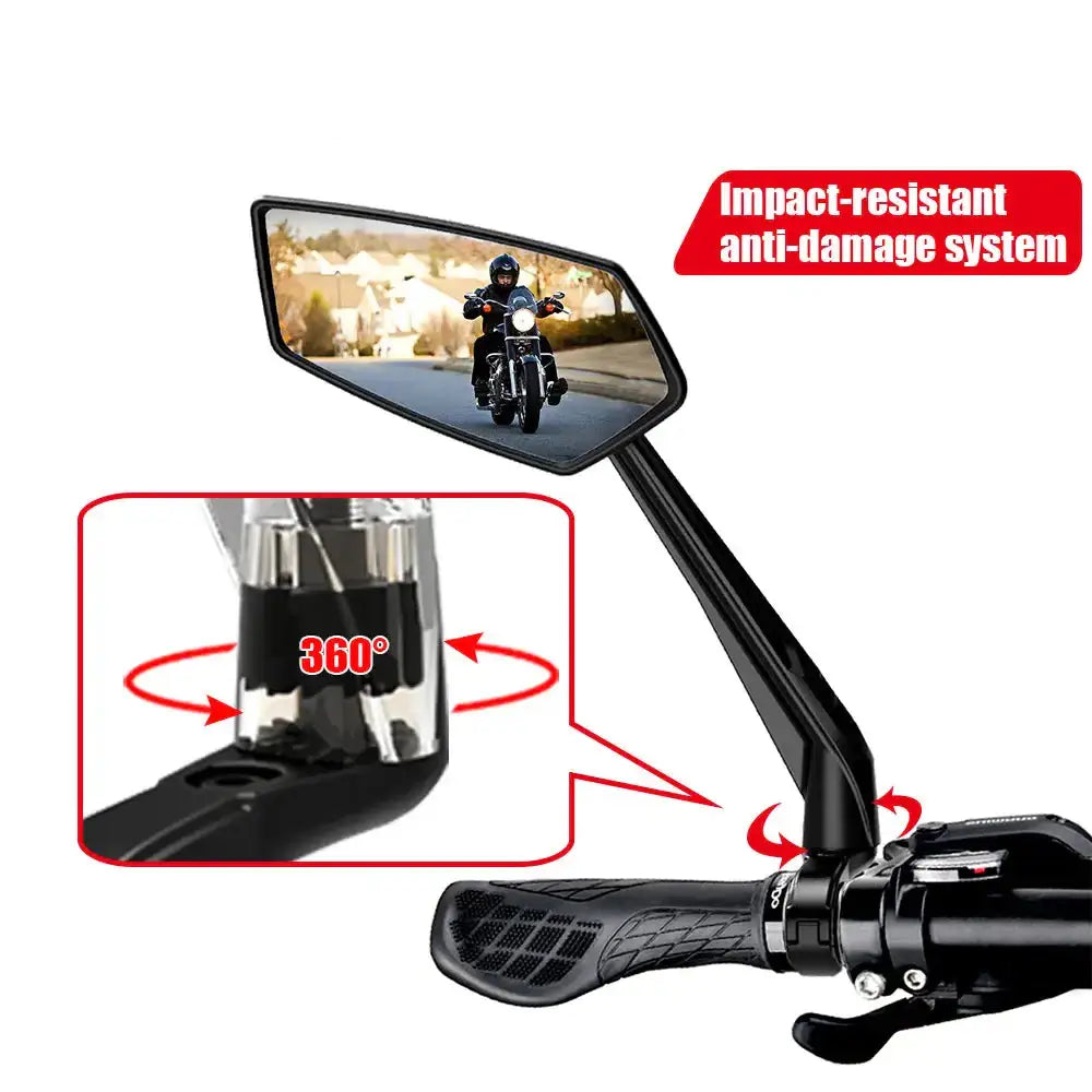 Bike Rear View Mirror 360° Adjustable (different models available) - SS