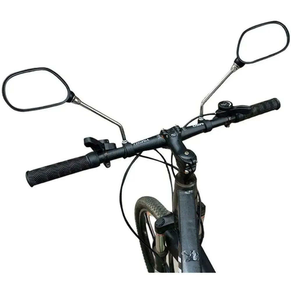 Bike Rearview Mirror 360° Adjustable with Reflector - Black - SS