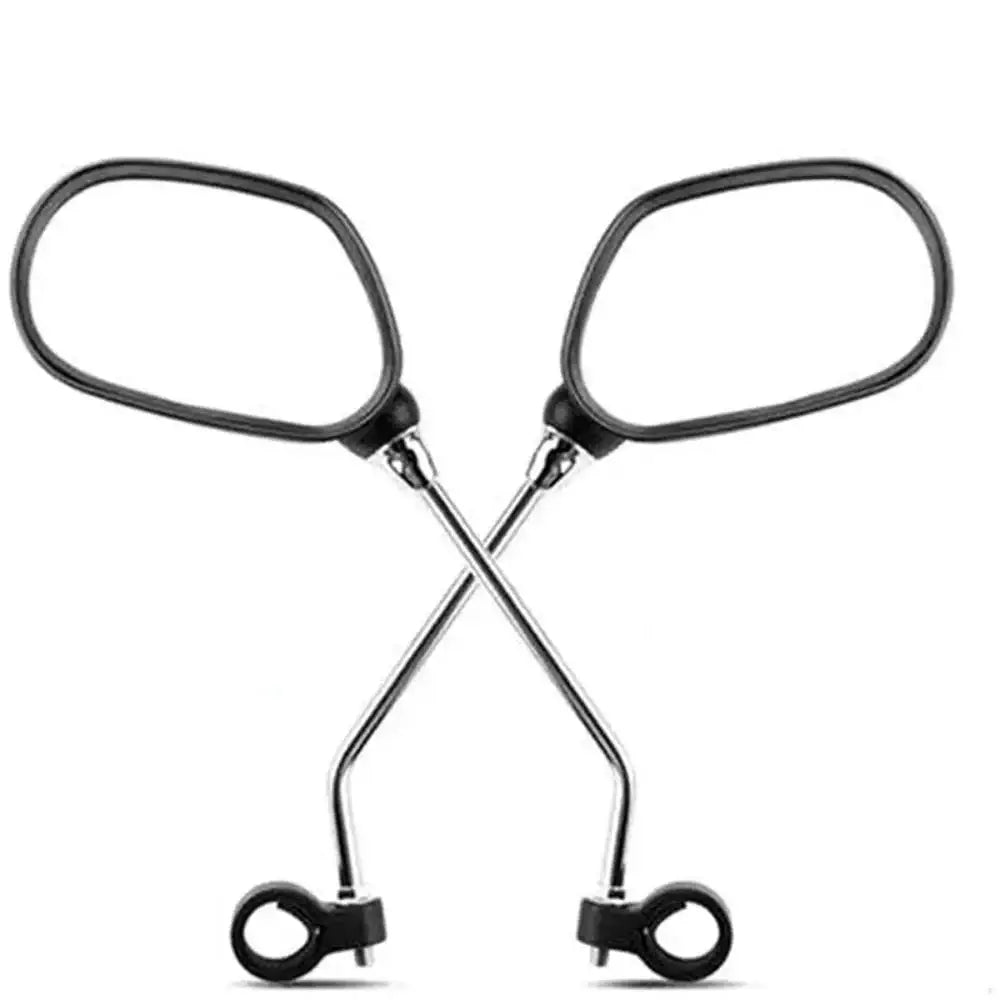 Bike Rearview Mirror 360° Adjustable with Reflector - Black - SS