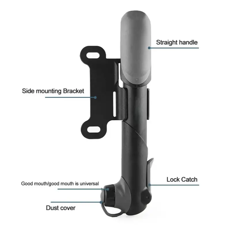 Bike Repair Kit Bicycle Tube Bag with Mini Pump 16-in-1 Multi-Tool Tire Lever Patches Emergency Tool Set for MTB Bike
