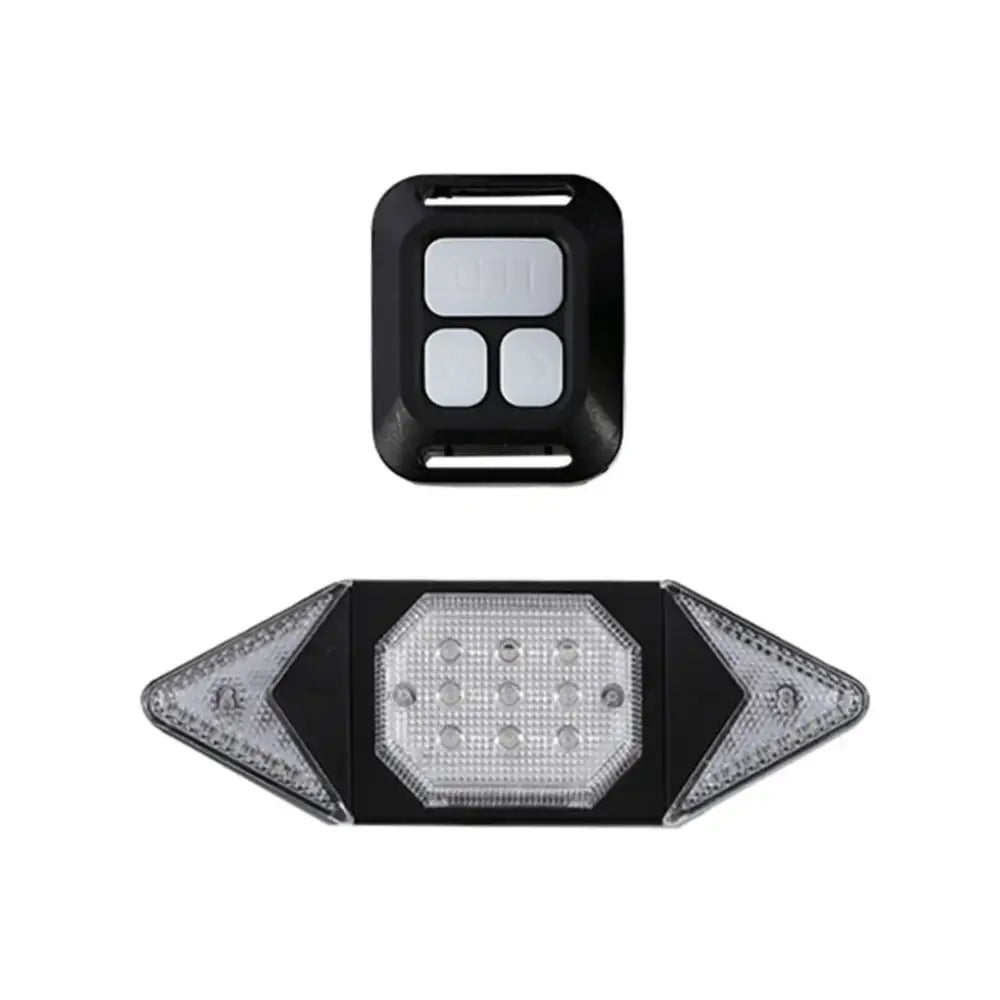 Bike Smart Light Wireless Remote Control Cycling Turning Signal Taillight USB Bicycle Rechargeable Rear Light LED