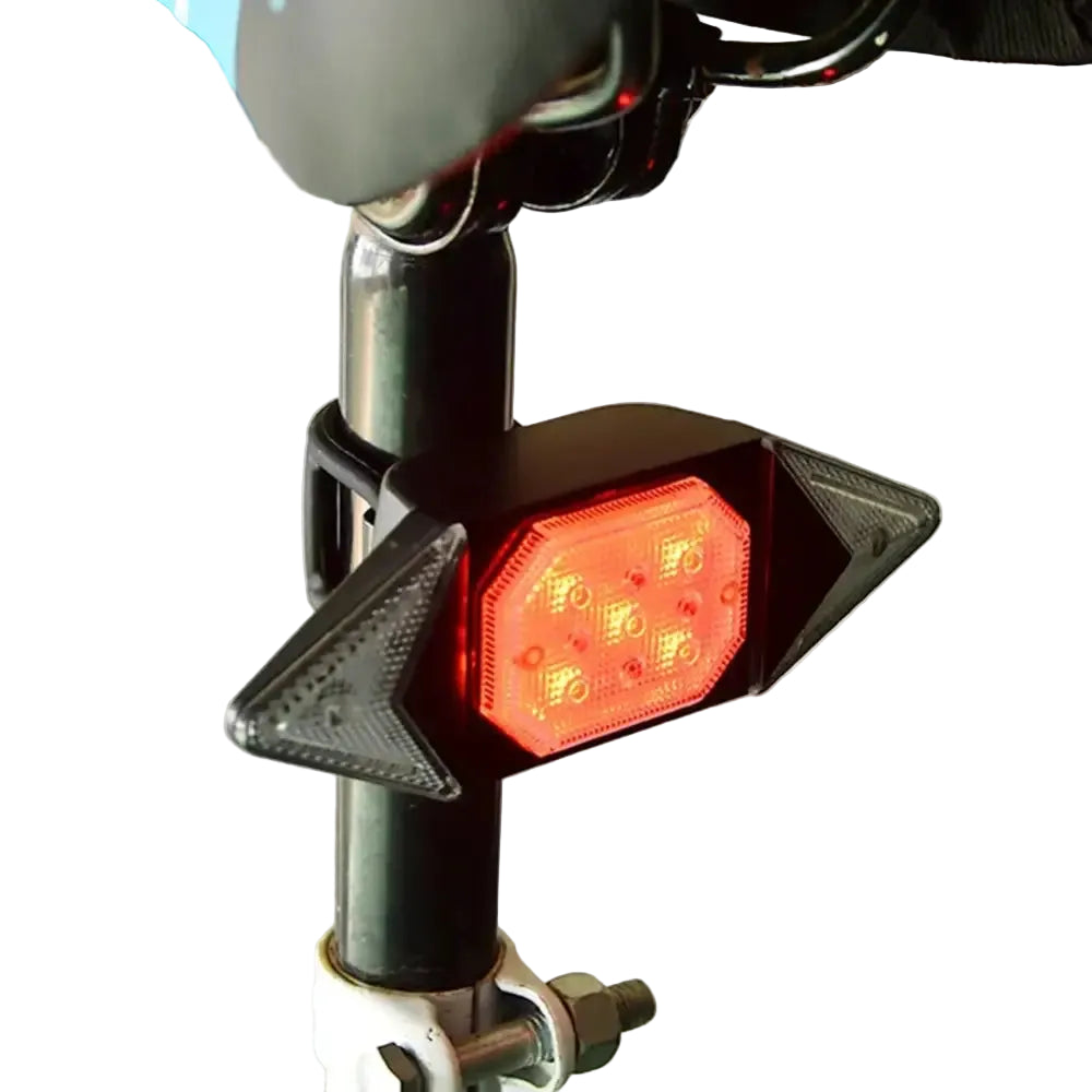 Bike Smart Light Wireless Remote Control Cycling Turning Signal Taillight USB Bicycle Rechargeable Rear Light LED
