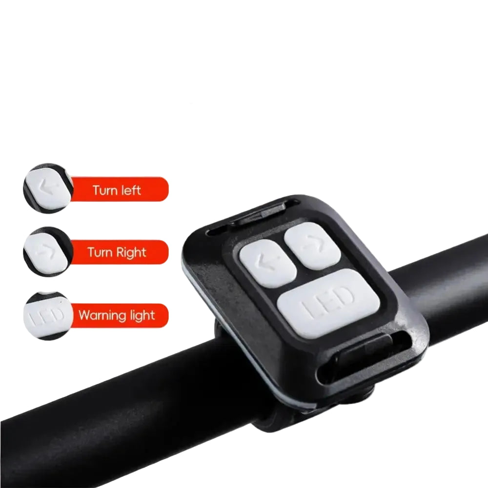 Bike Smart Light Wireless Remote Control Cycling Turning Signal Taillight USB Bicycle Rechargeable Rear Light LED