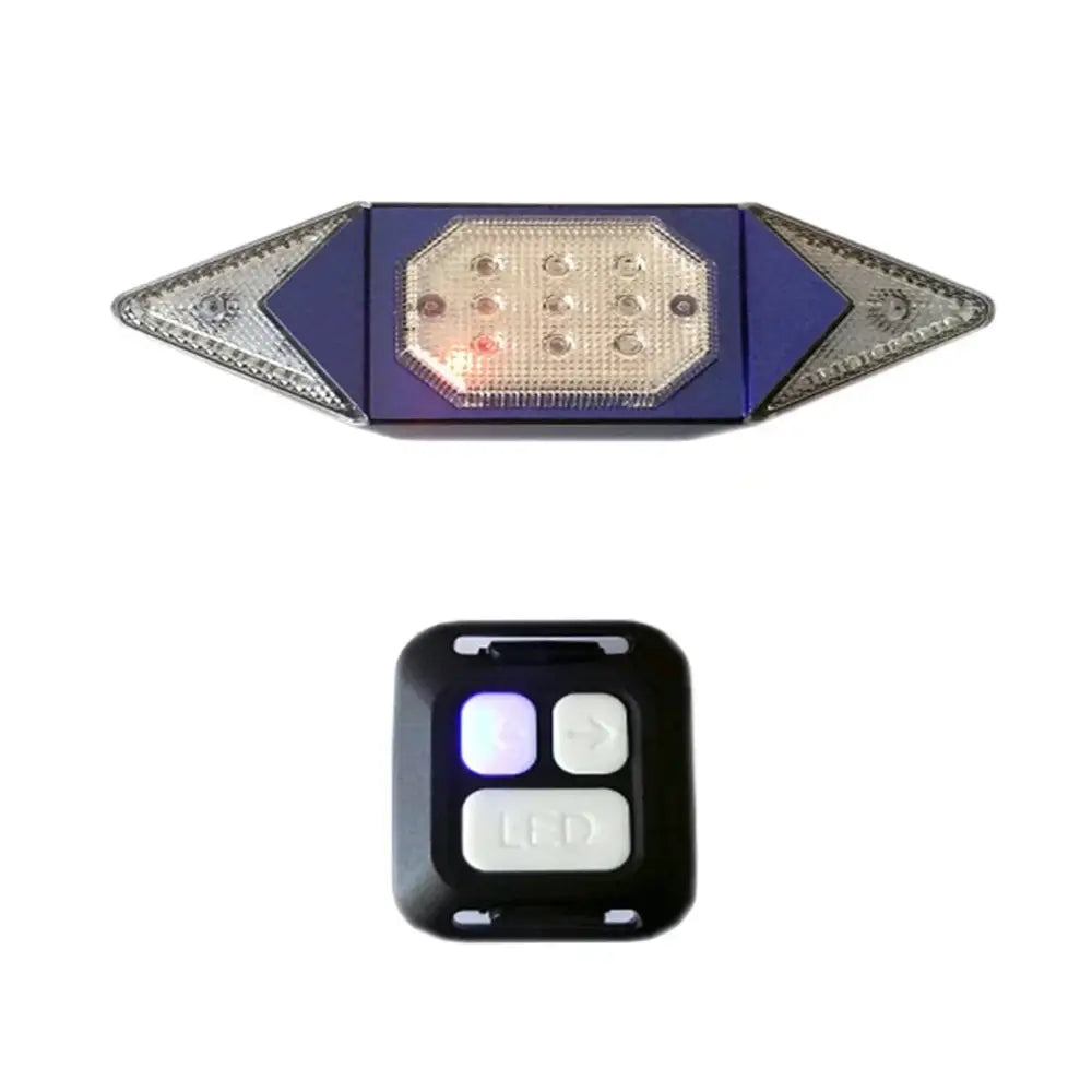 Bike Smart Light Wireless Remote Control Cycling Turning Signal Taillight USB Bicycle Rechargeable Rear Light LED