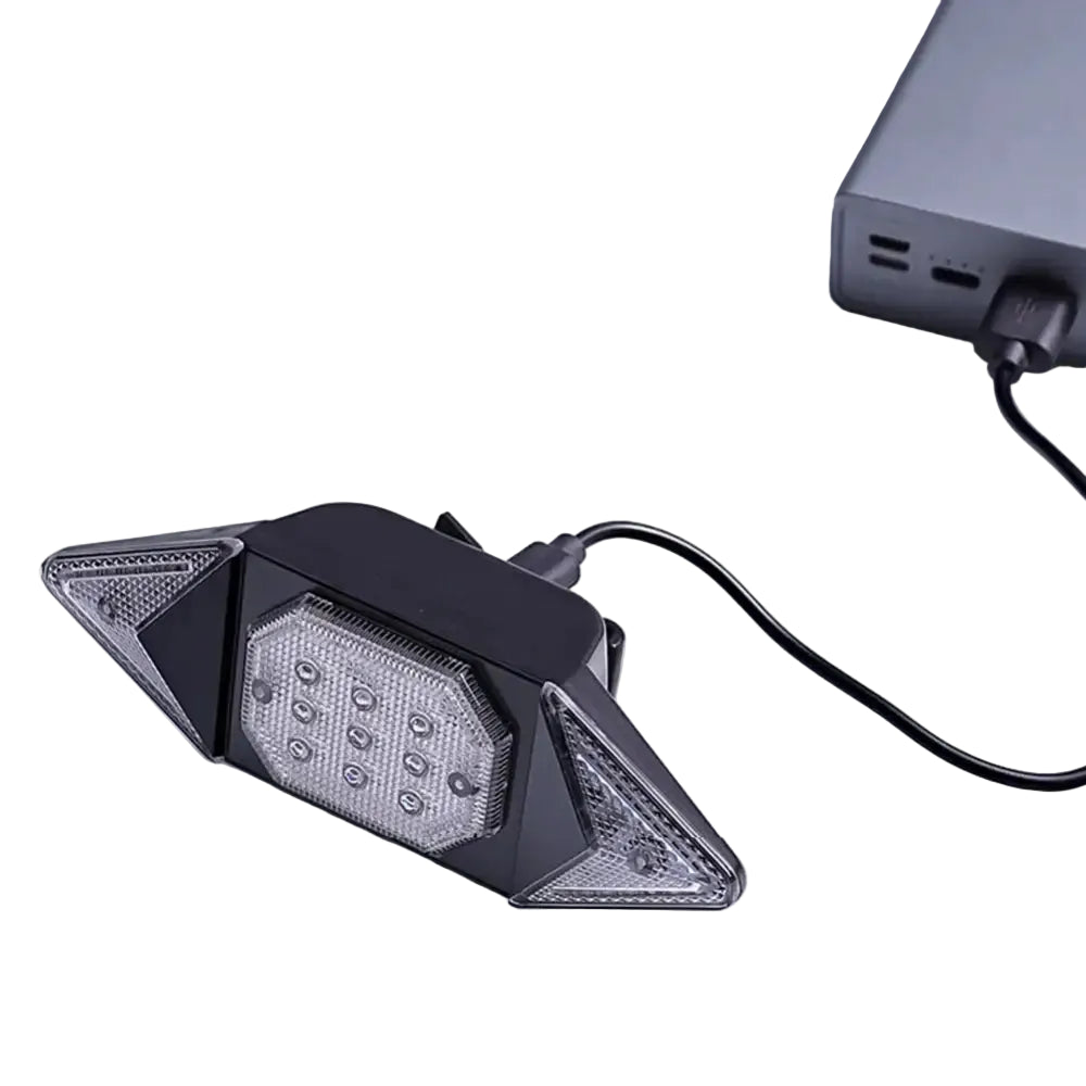 Bike Smart Light Wireless Remote Control Cycling Turning Signal Taillight USB Bicycle Rechargeable Rear Light LED