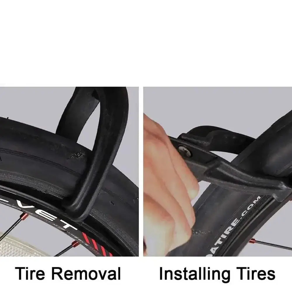 Bike Tire Levers Patch Kit Mountain Bike Tire Pumps Cycling Repair Tools - black
