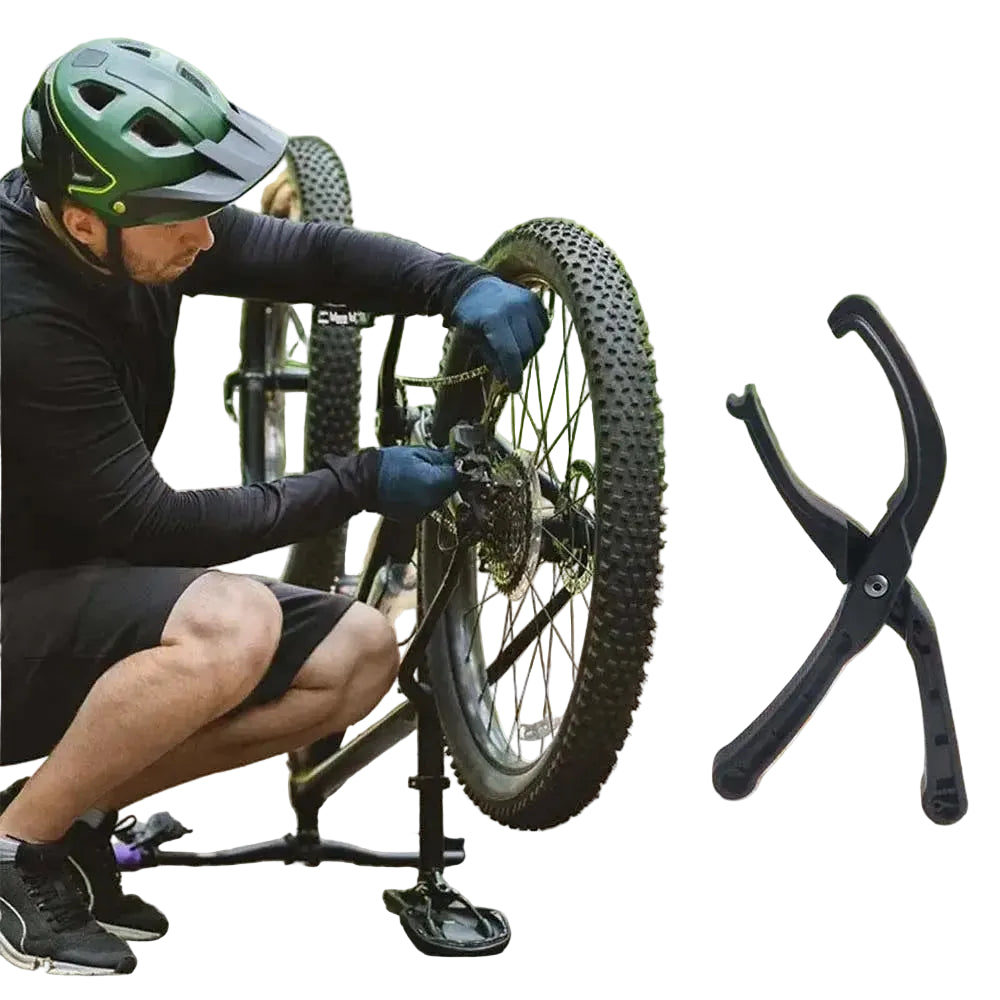 Bike Tire Levers Patch Kit Mountain Bike Tire Pumps Cycling Repair Tools - black