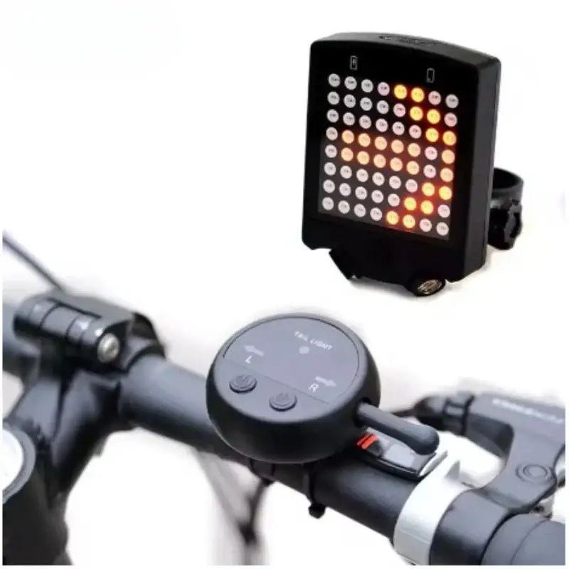 Bike Wireless Warning Tail Light Remote Bicycle Lights USB Rechargeable Bicycle Control Turn Signal Brake Light Riding
