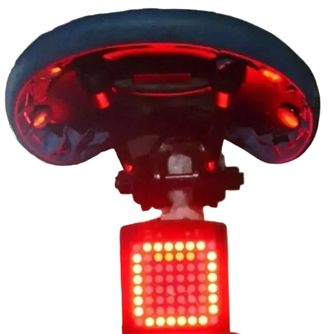 Bike Wireless Warning Tail Light Remote Bicycle Lights USB Rechargeable Bicycle Control Turn Signal Brake Light Riding
