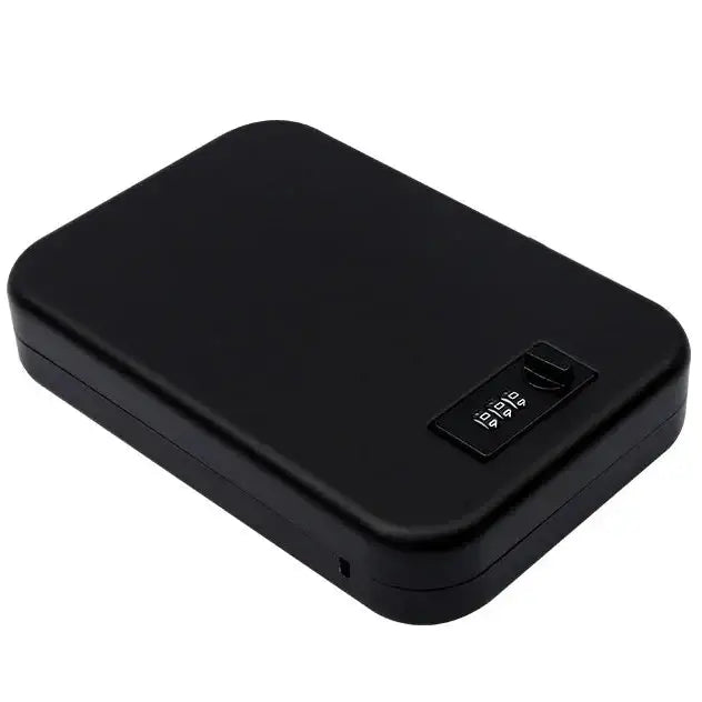 Biometric Gun Safe Box – Mini Fingerprint & Password Vault - SS