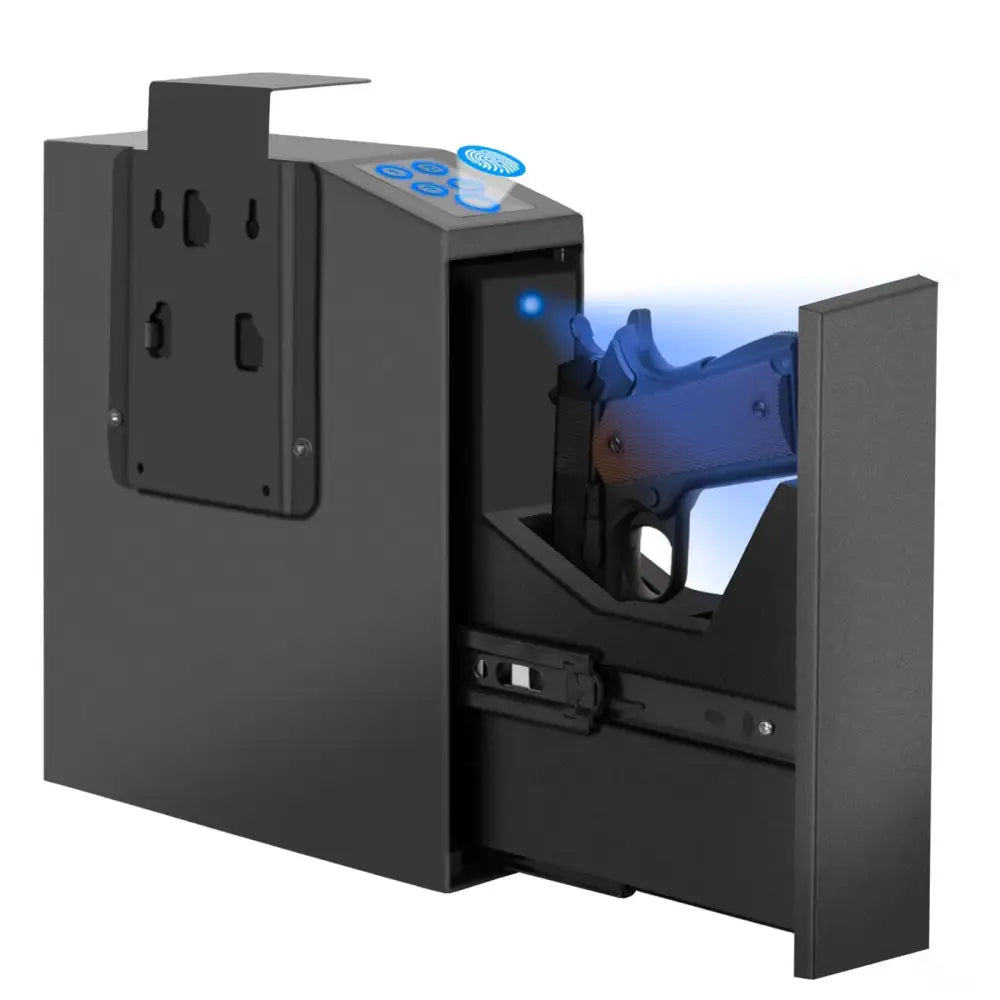 Biometric Handgun Safe with Fingerprint & PIN - Handgun Gun Safe - SS