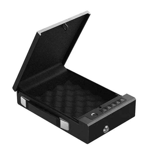 Biometric Portable Gun Safe Box - Gun Safe / Black - SS