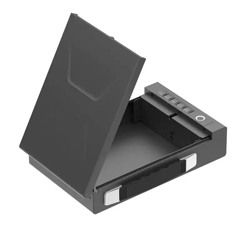 Biometric Portable Gun Safe Box - Gun Safe / Black - SS