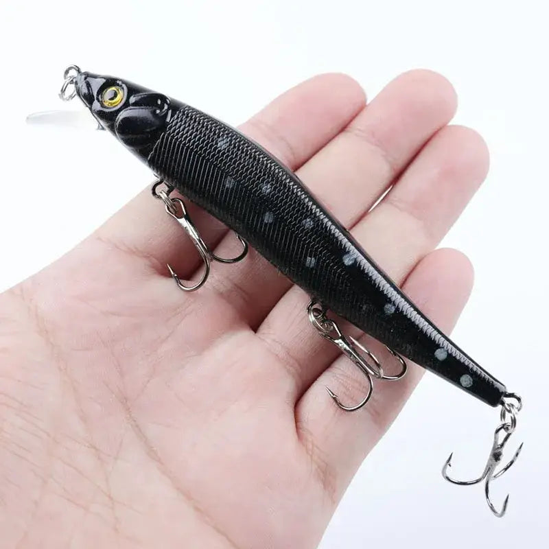 Bionic Hard Fishing Lure with 3D Eyes (11.5cm/14g) – 5/10pcs - SS