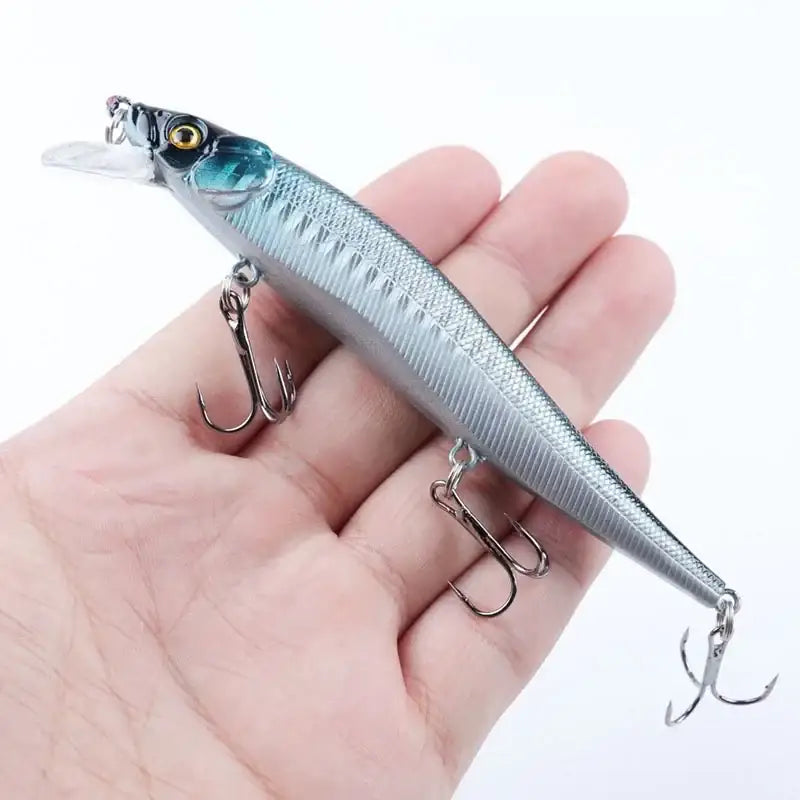 Bionic Hard Fishing Lure with 3D Eyes (11.5cm/14g) – 5/10pcs - SS