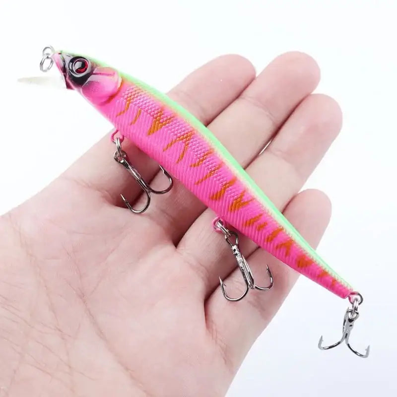 Bionic Hard Fishing Lure with 3D Eyes (11.5cm/14g) – 5/10pcs - SS