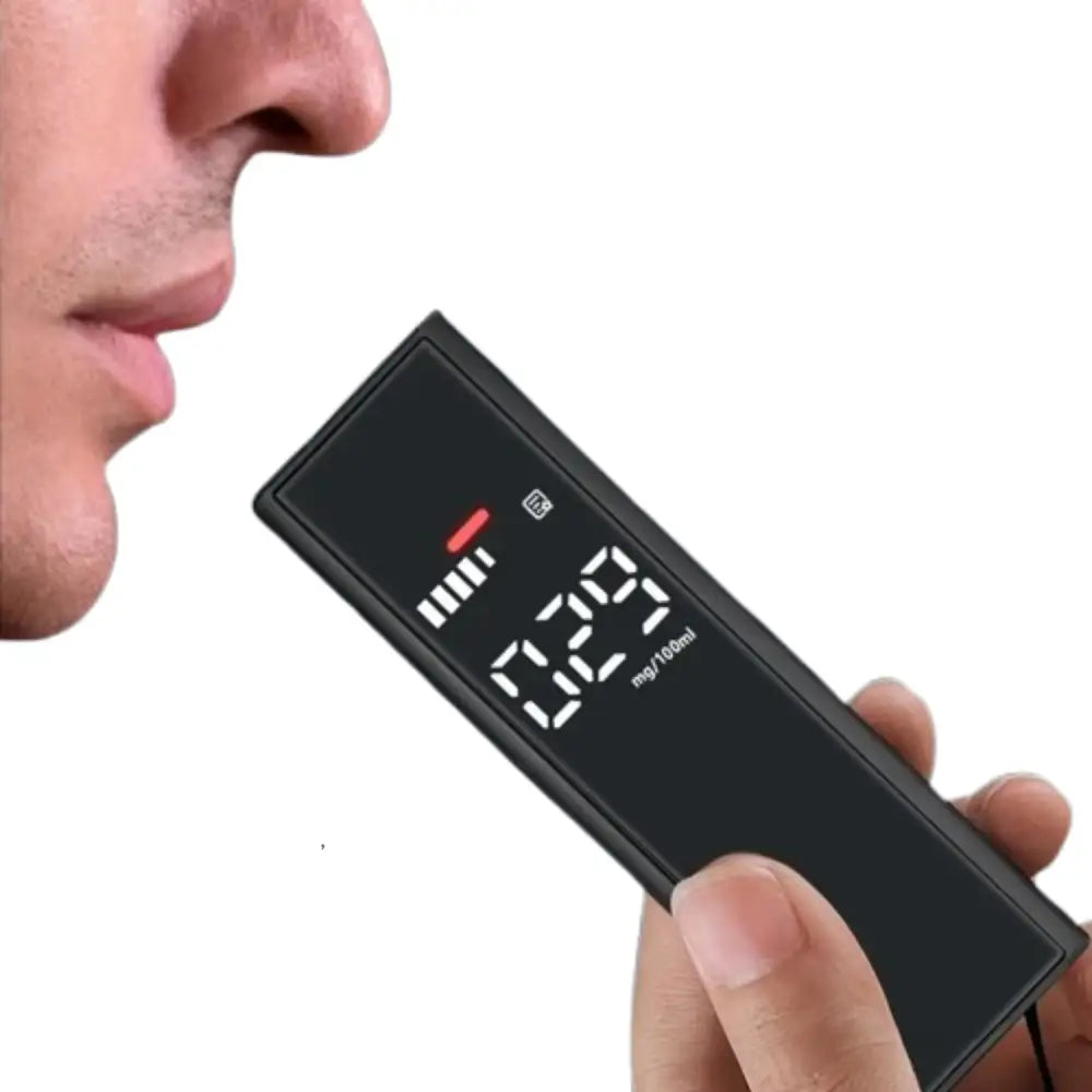 Black Alcohol Tester – Electronic Breathalyzer - HBC