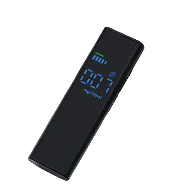 Black Alcohol Tester – Electronic Breathalyzer - Black / Breathalyzer - HBC