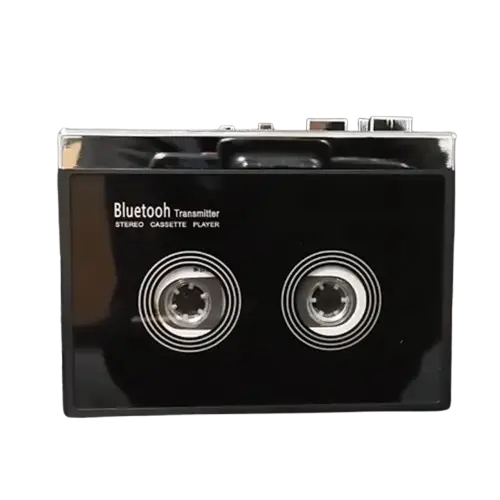 Black Cassette Tape Player with Bluetooth - Black / Cassette Player - SS