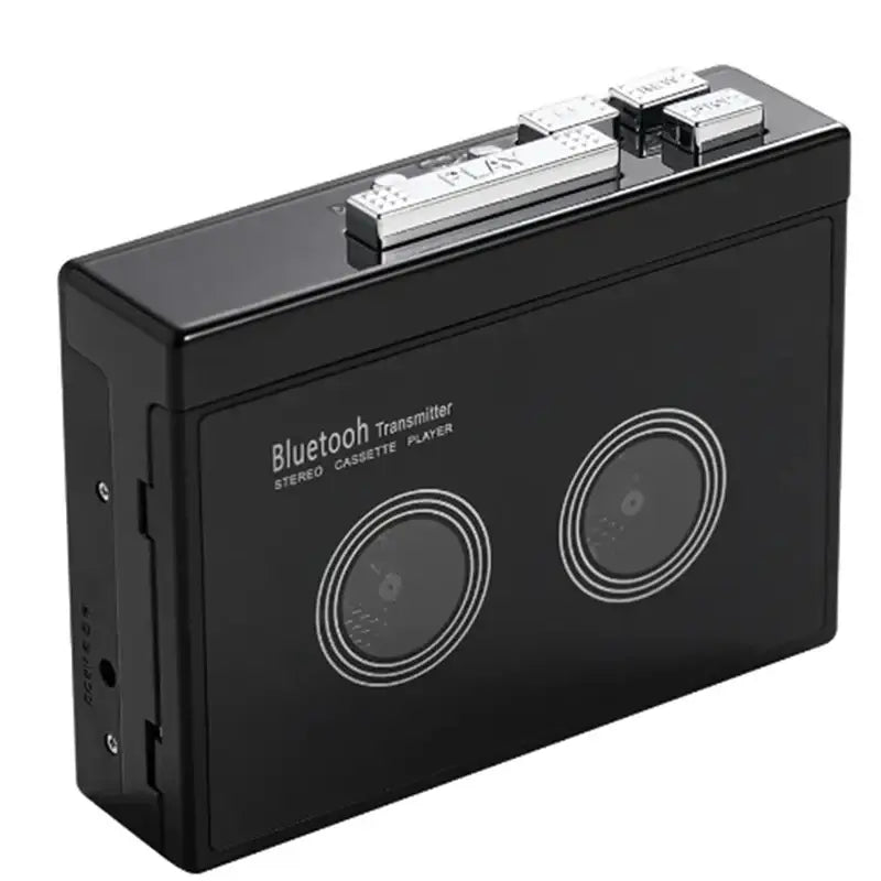 Black Cassette Tape Player with Bluetooth - Black / Cassette Player - SS