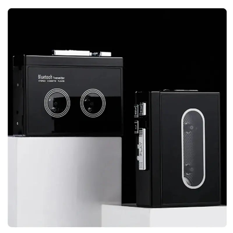 Black Cassette Tape Player with Bluetooth - Black / Cassette Player - SS