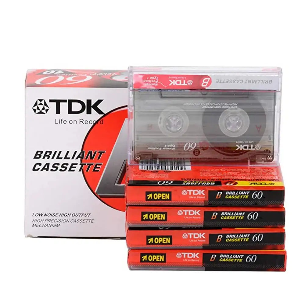 Blank Audio Cassette Tapes - 60min (10PCS) - Cassette - SS