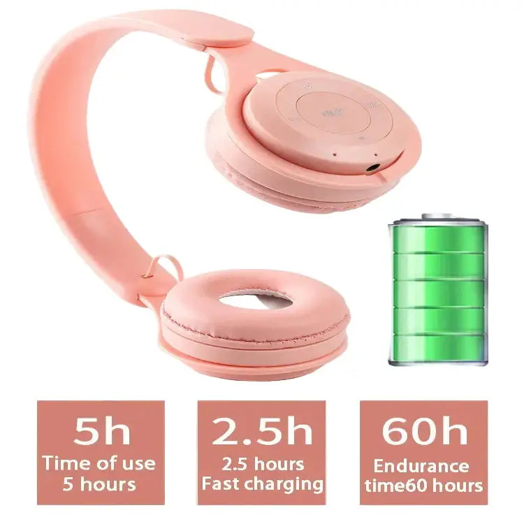 Bluetooth 5.0 Folding Wireless Headset (5 colours available) - 9eight5