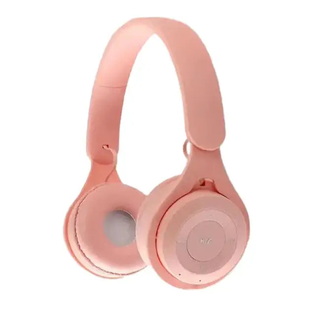 Bluetooth 5.0 Folding Wireless Headset (5 colours available) - Pink / Bluetooth Headset - 9eight5