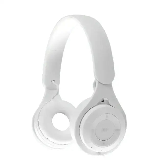 Bluetooth 5.0 Folding Wireless Headset (5 colours available) - White / Bluetooth Headset - 9eight5