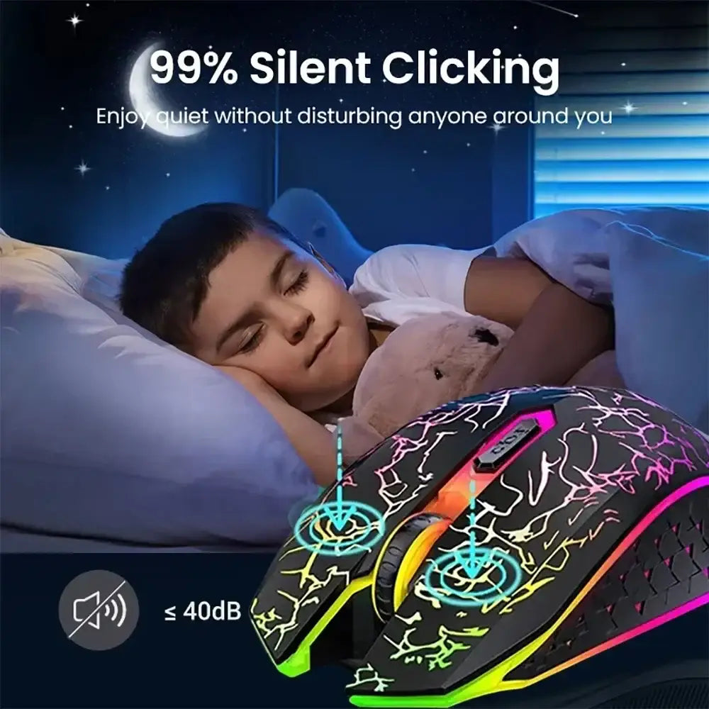 Bluetooth 5.2 RGB Dual-Mode Wireless Gaming Mouse (different models available) - 9eight5