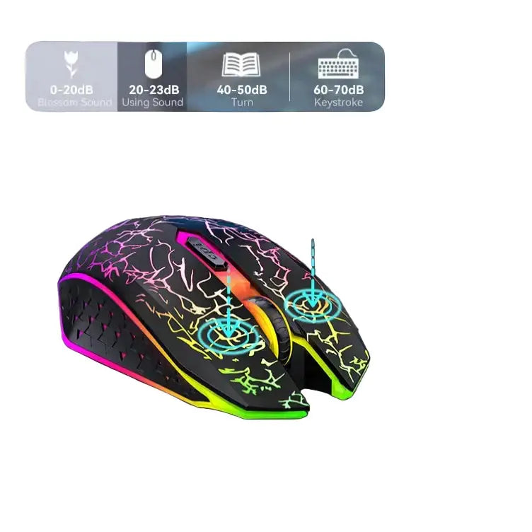 Bluetooth 5.2 RGB Dual-Mode Wireless Gaming Mouse (different models available) - 9eight5