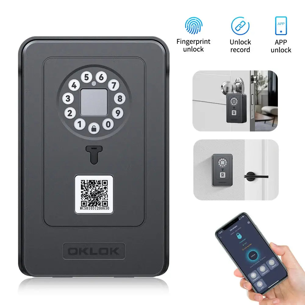 Bluetooth Fingerprint Key Lock Box - HBC