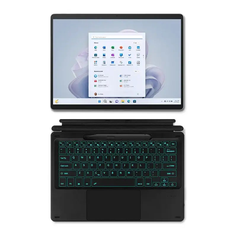 Bluetooth Keyboard For Microsoft Surface Pro 11 2024 10 9 8 X Wireless TouchPad Backlit Keyboard for Surface Pro11