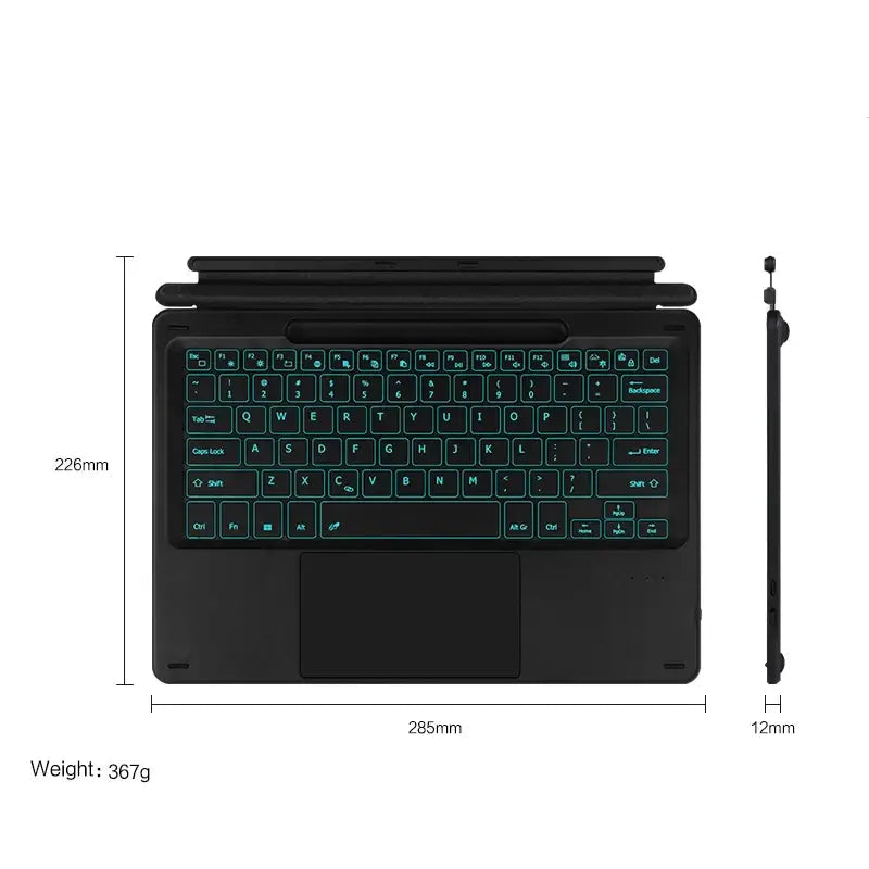 Bluetooth Keyboard For Microsoft Surface Pro 11 2024 10 9 8 X Wireless TouchPad Backlit Keyboard for Surface Pro11