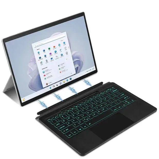 Bluetooth Keyboard For Microsoft Surface Pro 11 2024 10 9 8 X Wireless TouchPad Backlit Keyboard for Surface Pro11
