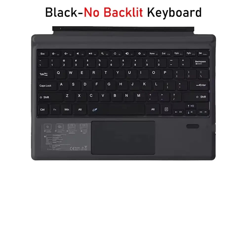 Bluetooth Keyboard For Surface Pro 11 10 9 8 X,For Microsoft Surface Pro 3 4 5 6 7/7 Plus Detachable Slim Type Cover