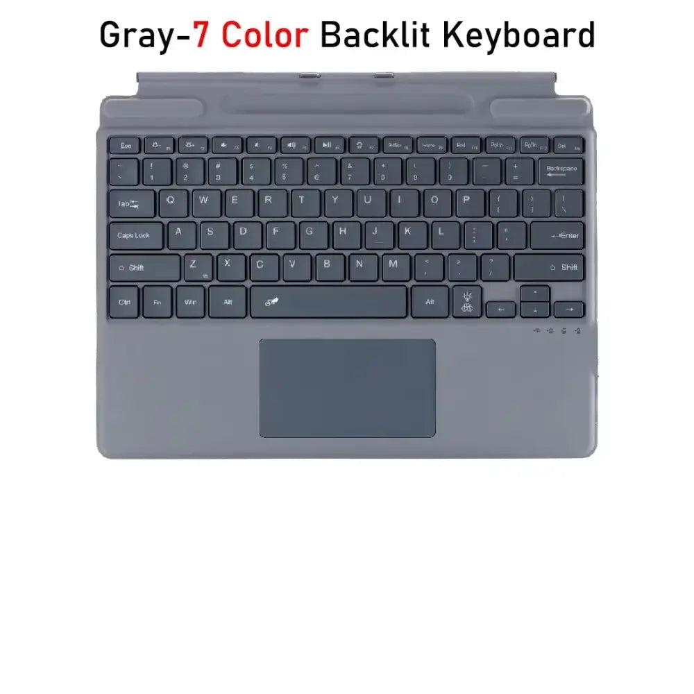 Bluetooth Keyboard For Surface Pro 11 10 9 8 X,For Microsoft Surface Pro 3 4 5 6 7/7 Plus Detachable Slim Type Cover