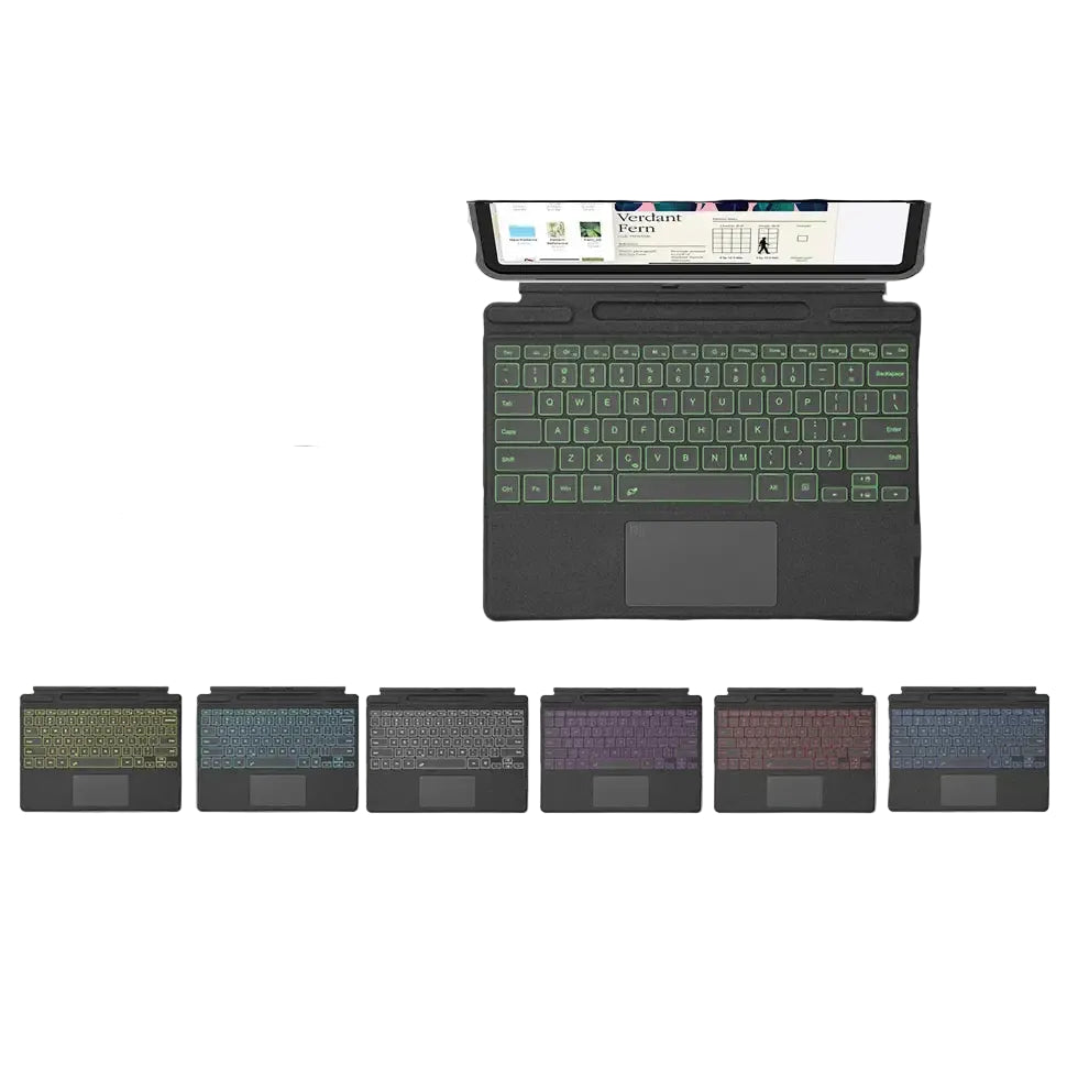 Bluetooth Keyboard For Surface Pro 11 10 9 8 X,For Microsoft Surface Pro 3 4 5 6 7/7 Plus Detachable Slim Type Cover