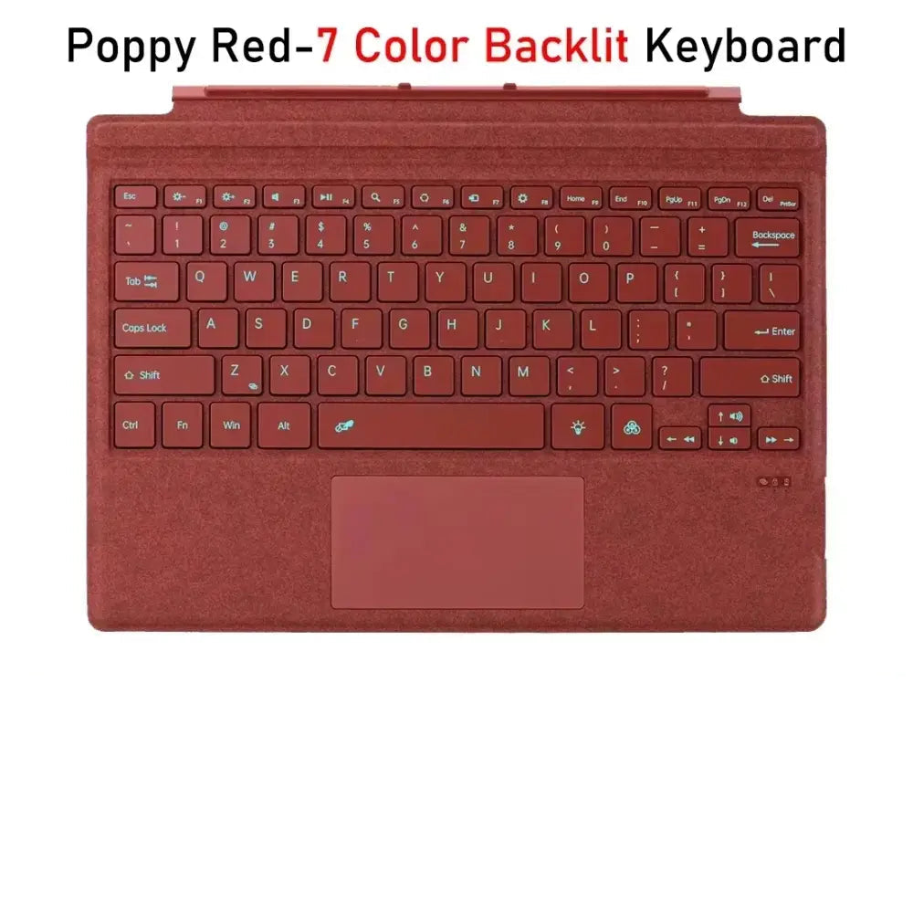 Bluetooth Keyboard For Surface Pro 11 10 9 8 X,For Microsoft Surface Pro 3 4 5 6 7/7 Plus Detachable Slim Type Cover